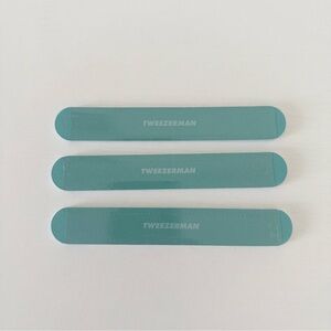 Set of 3 blue tweezerman nail files
